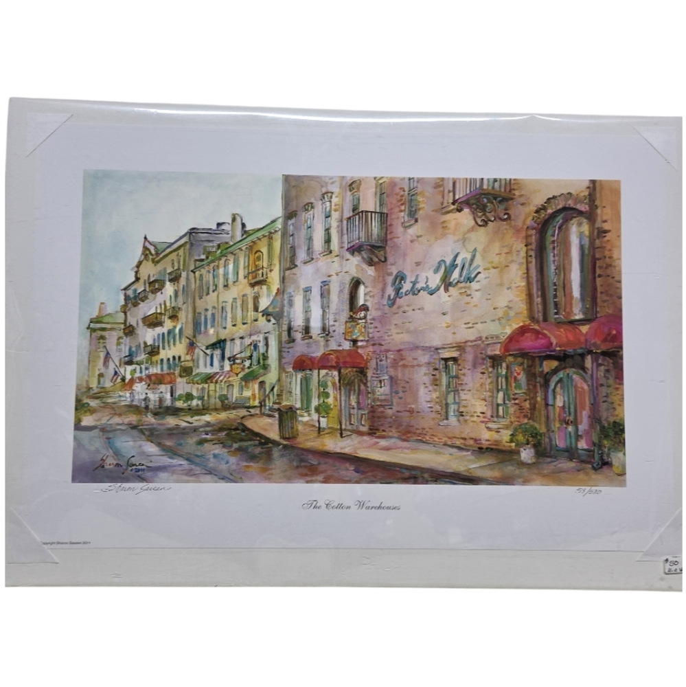 Sharon Saseen The Cotton Warehouse Savannah Signed Limited Edition 53/500
